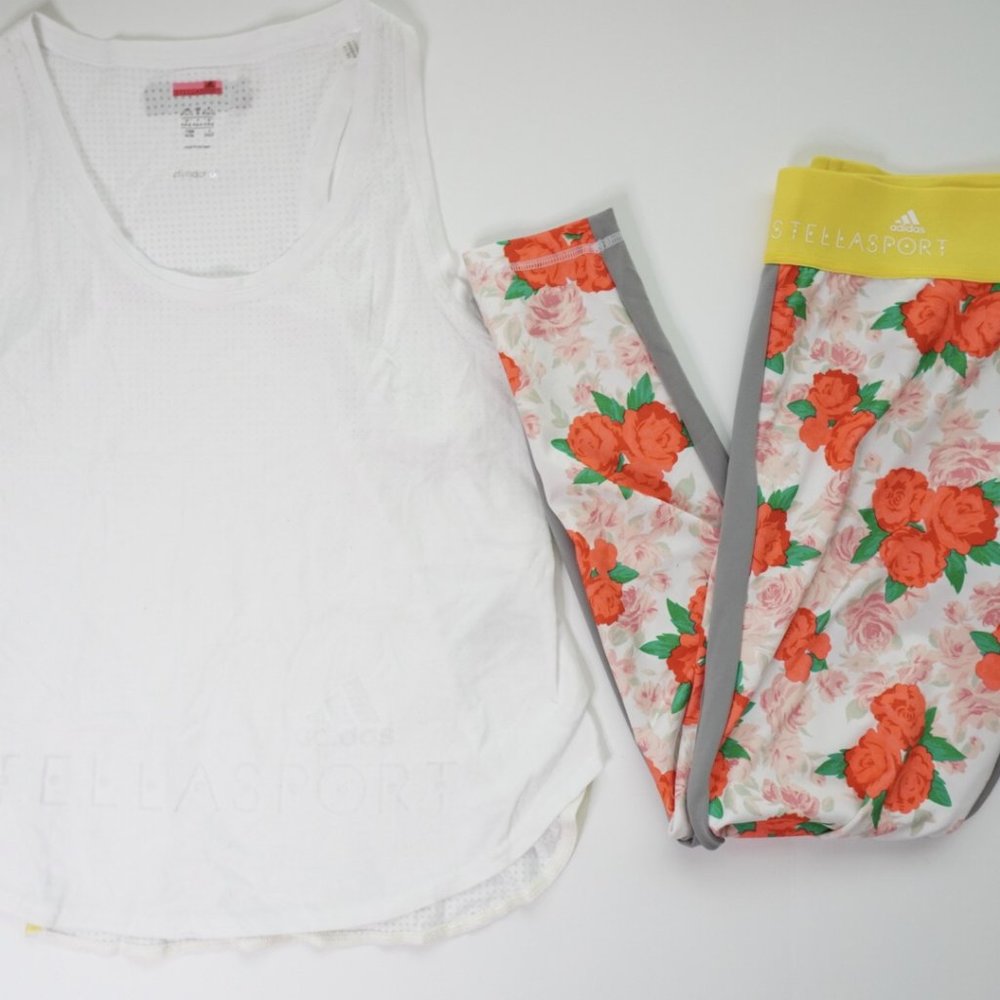 Adidas Stella McCartney Floral Leggings and Tank